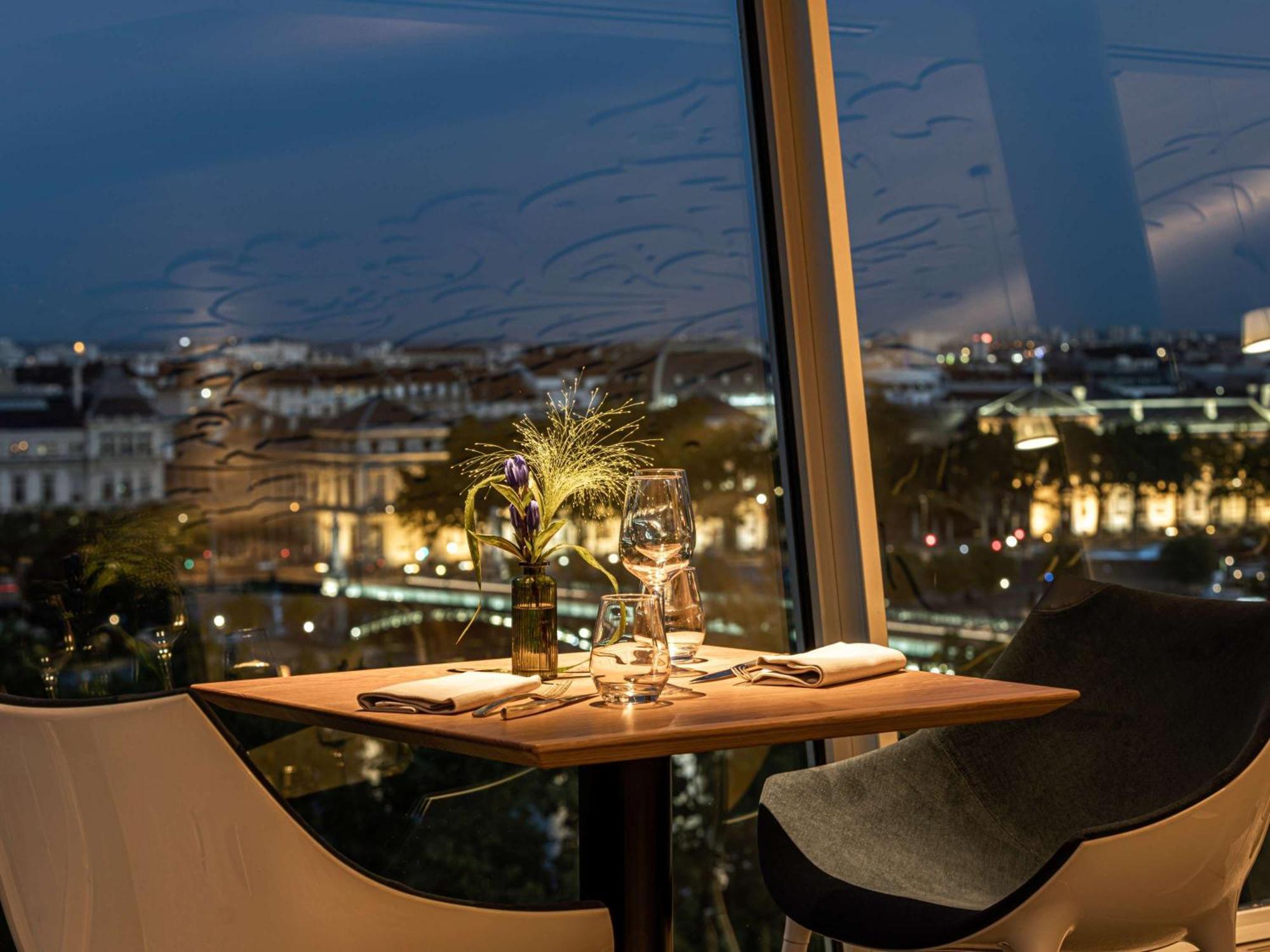 Sofitel Lyon Bellecour Hotel Bagian luar foto View from the restaurant